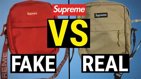 fake supreme shoulder bag vs real|real vs false supreme shoes.